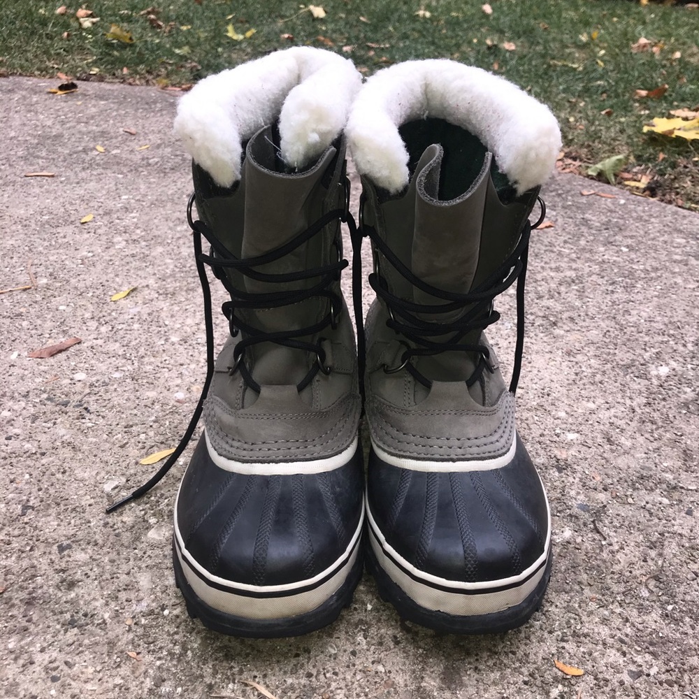 Women’s Grey Caribou Sorel Boots